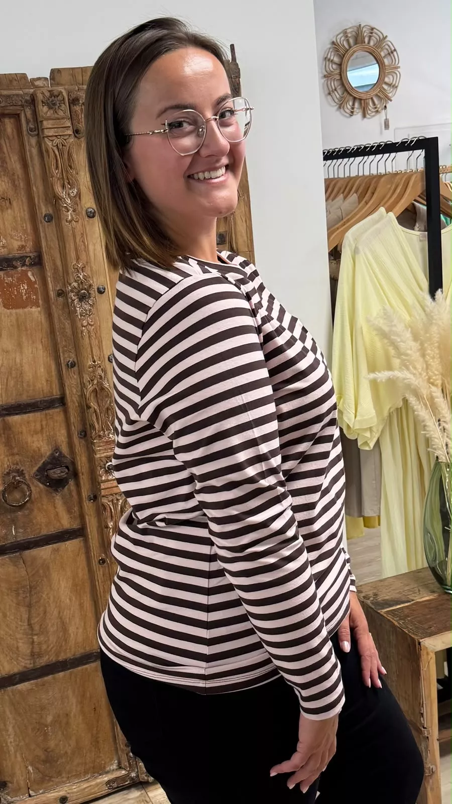 T-SHIRT MANCHES LONGUES AMORE - ONLY CARMAKOMA - GRANDE TAILLE 42-54