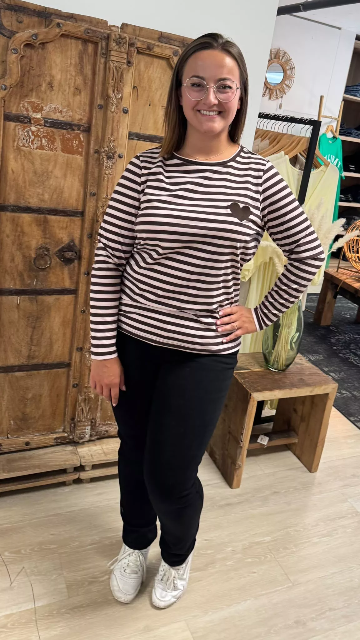 T-SHIRT MANCHES LONGUES AMORE - ONLY CARMAKOMA - GRANDE TAILLE 42-54