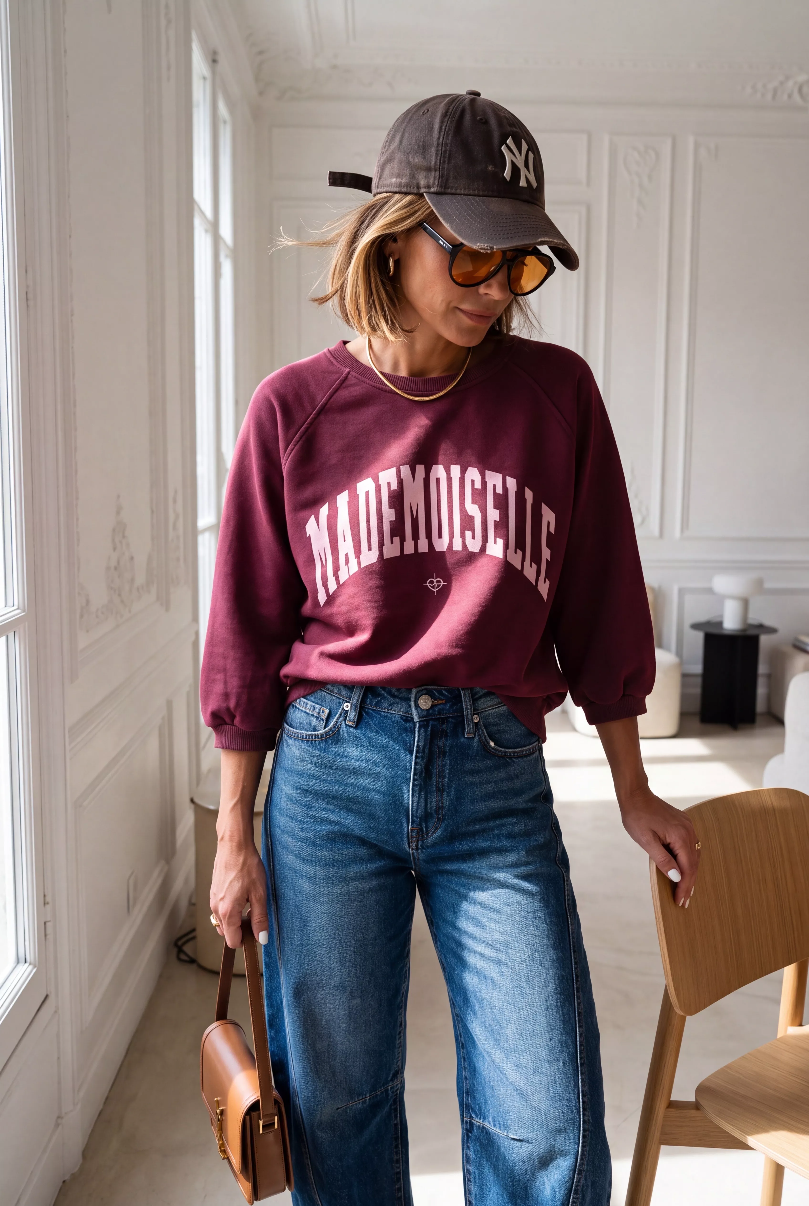 SWEAT MADEMOISELLE – APRIL VINTAGE – TAILLE UNIQUE 36–40
