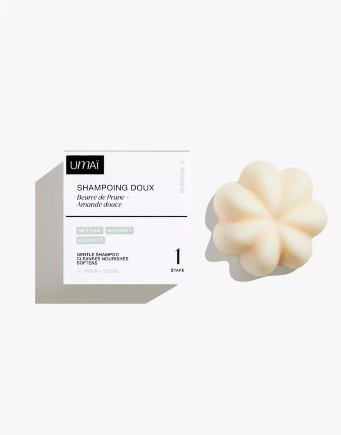 SHAMPOING DOUX SOLIDE – UMAÏ