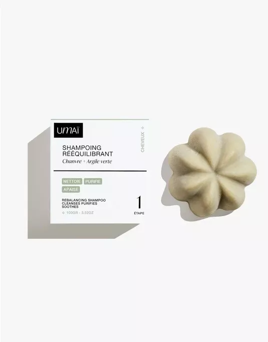 SHAMPOING RÉÉQUILIBRANT SOLIDE – UMAÏ