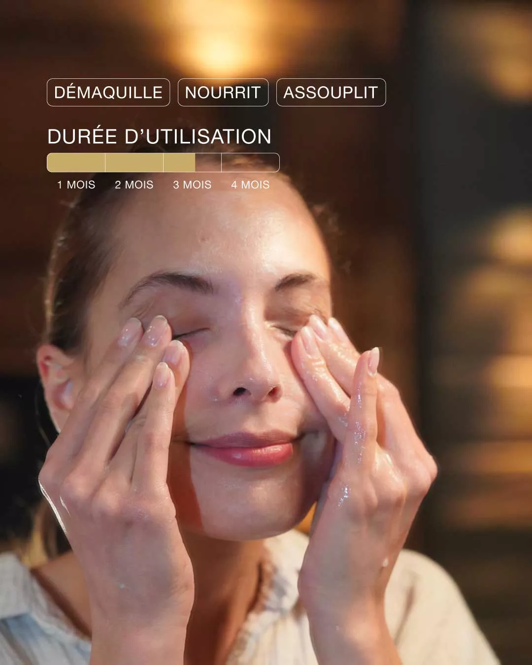 FESTE REINIGUNGSMILCH FÜR WASSERFESTES MAKE-UP – UMAÏ