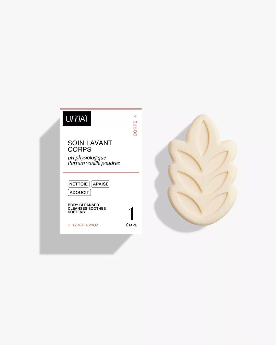 SOIN LAVANT CORPS SOLIDE – VANILLE POUDRÉE – UMAÏ