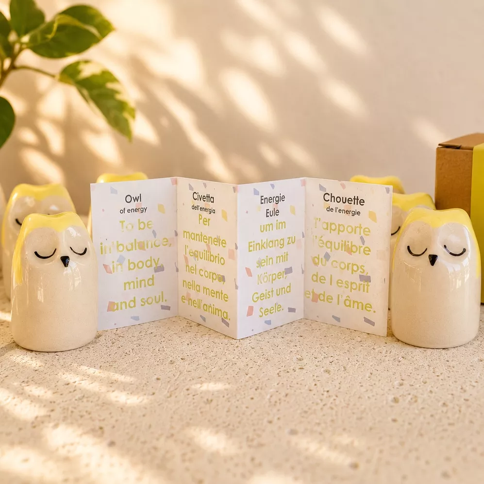AMULETTE HIBOU ÉNERGÉTIQUE – PICURU CERÁMICAS