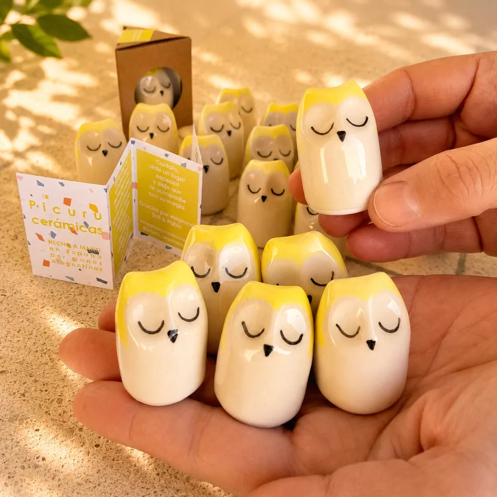 AMULETTE HIBOU ÉNERGÉTIQUE – PICURU CERÁMICAS