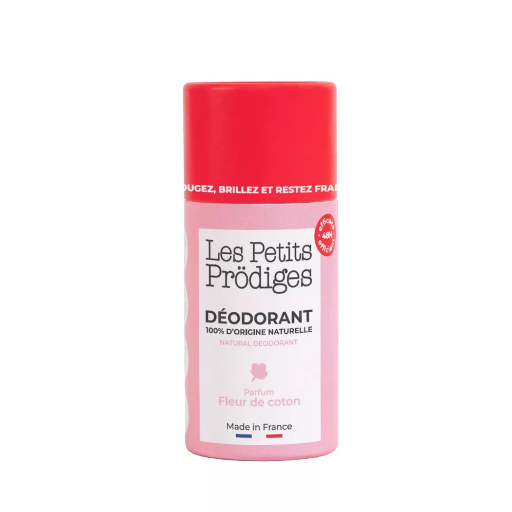 DÉODORANT SOLIDE 48 H – FLEUR DE COTON – 40 G – LES PETITS PRÖDIGES