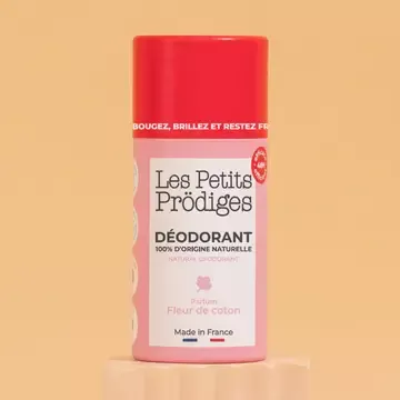 DÉODORANT SOLIDE 48 H – FLEUR DE COTON – 40 G – LES PETITS PRÖDIGES