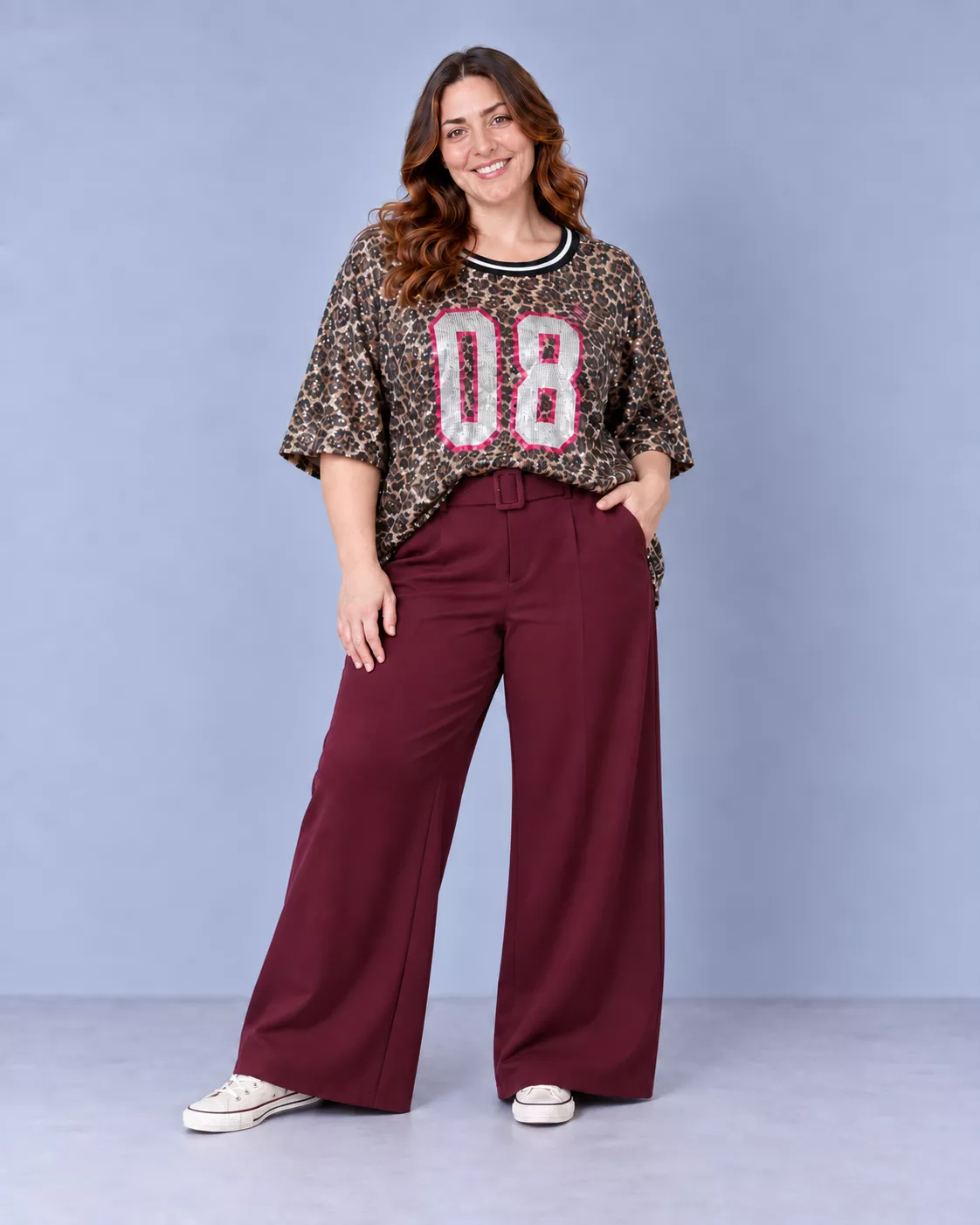T-SHIRT 08 ANIMAL PRINT – AMY&CLO PARIS – GRANDE TAILLE 46–50