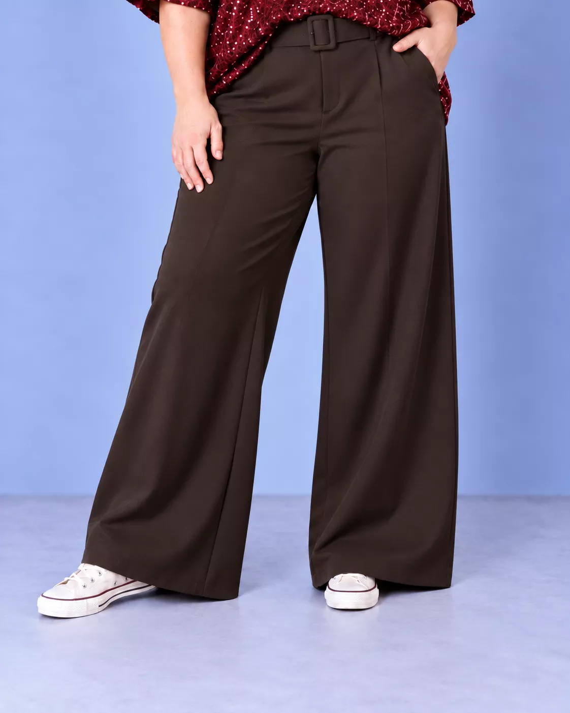 PANTALON LAZAR – AMY&CLO PARIS – GRANDE TAILLE 42–48