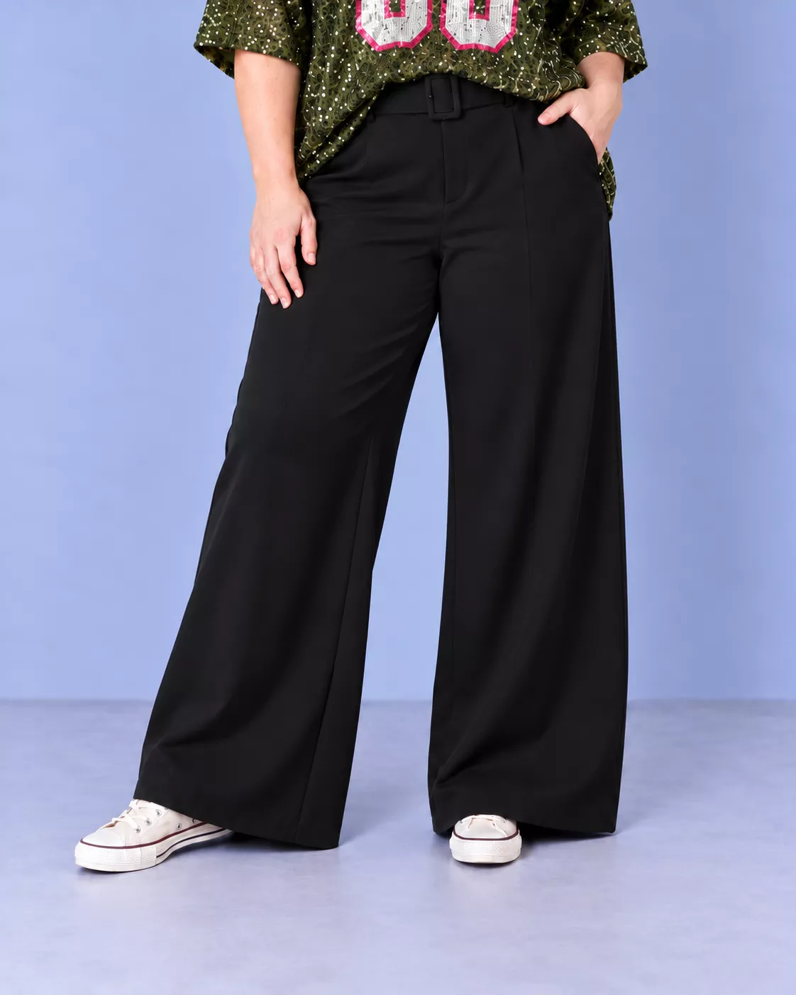 PANTALON LAZAR – AMY&CLO PARIS – GRANDE TAILLE 42–48