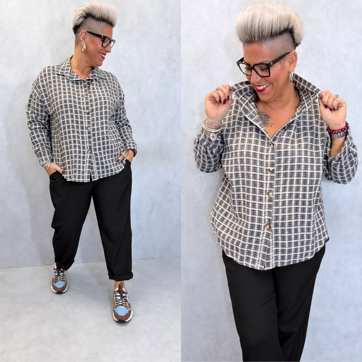 CHEMISE MARIZA – PEPOUZ – GRANDE TAILLE 44–46