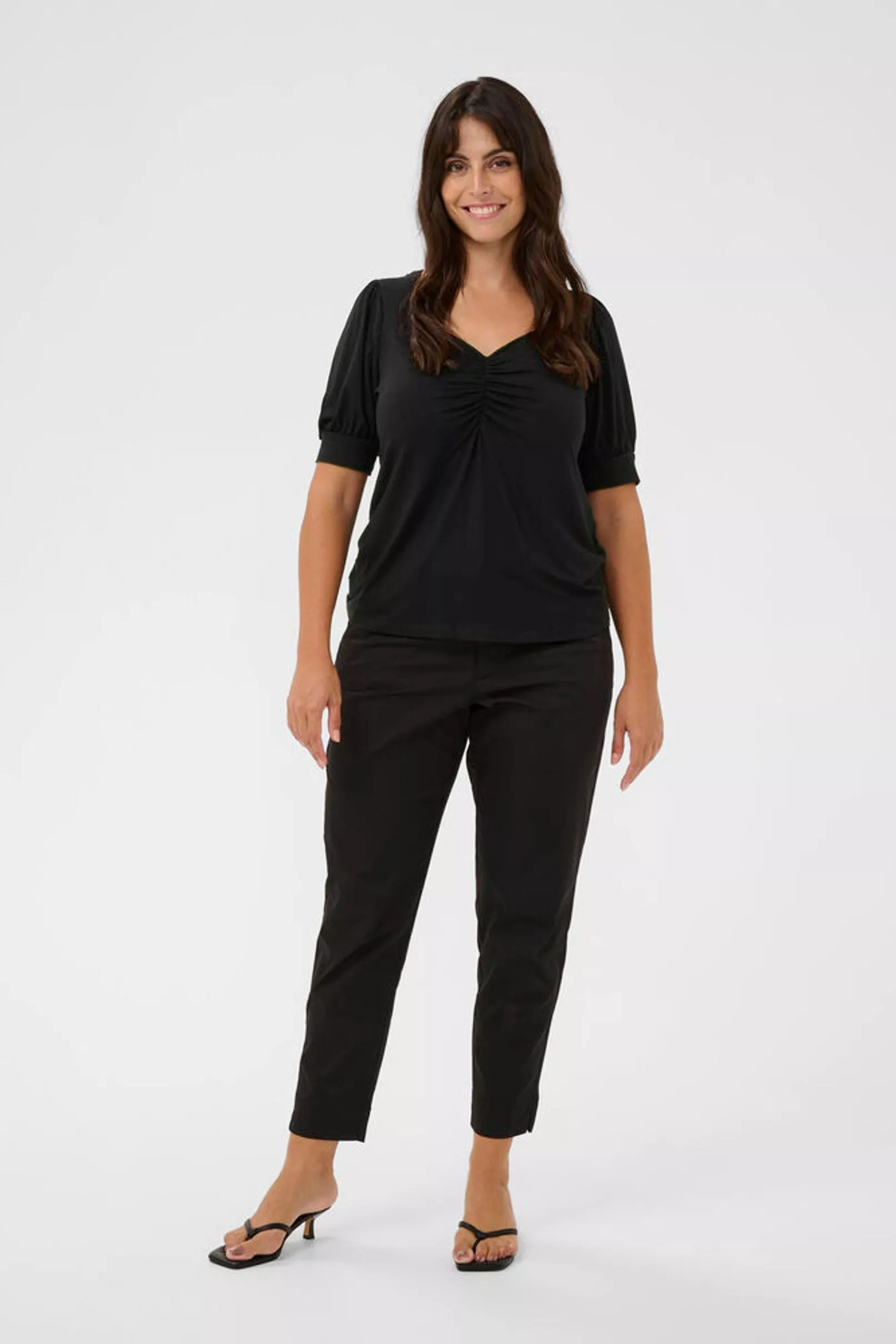 T-SHIRT SISSY – KAFFE CURVE – GRANDE TAILLE 42–54