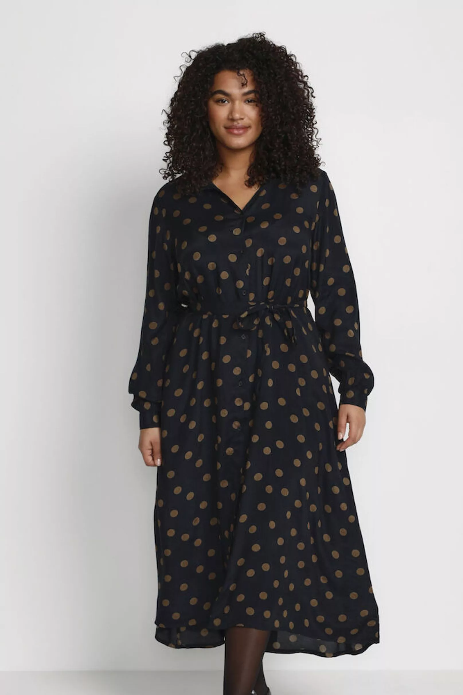 ROBE CHEMISE OLIVIA - KAFFE CURVE - GRANDE TAILLE 44-54