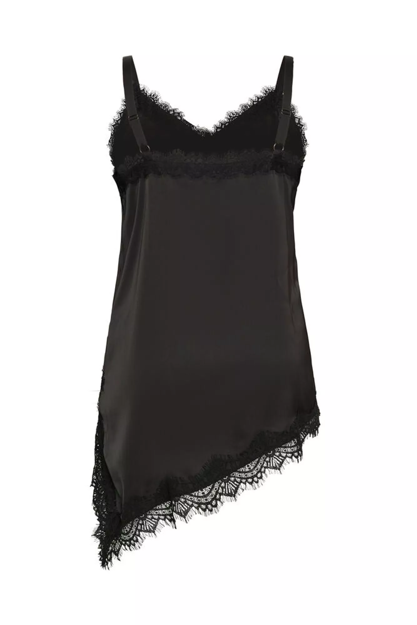TOP LONG SATINÉ MIANA - KAFFE CURVE - GRANDE TAILLE 44-50