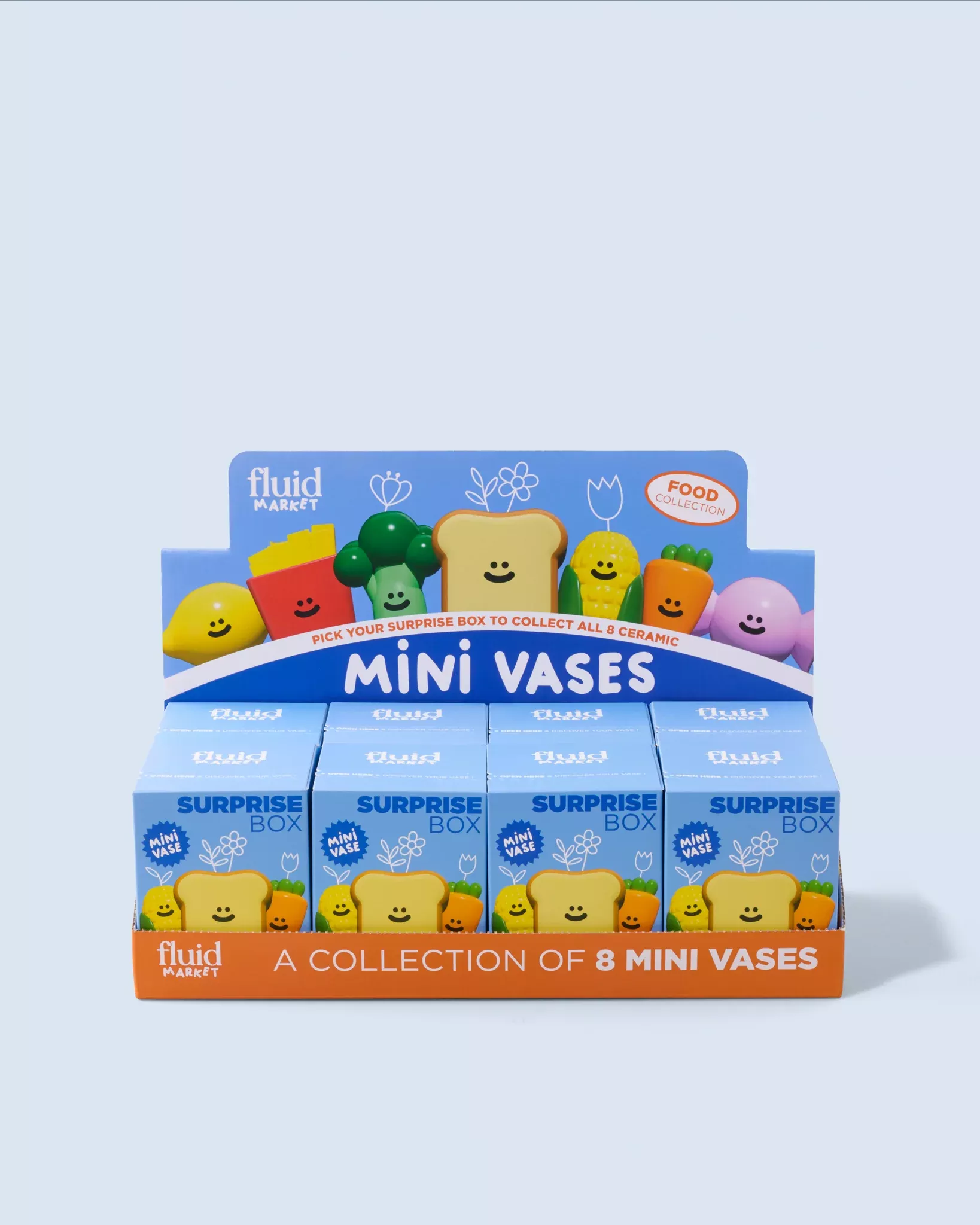 SURPRISE BOX FOOD – MINI VASE MYSTÈRE EN CÉRAMIQUE – FLUID MARKET