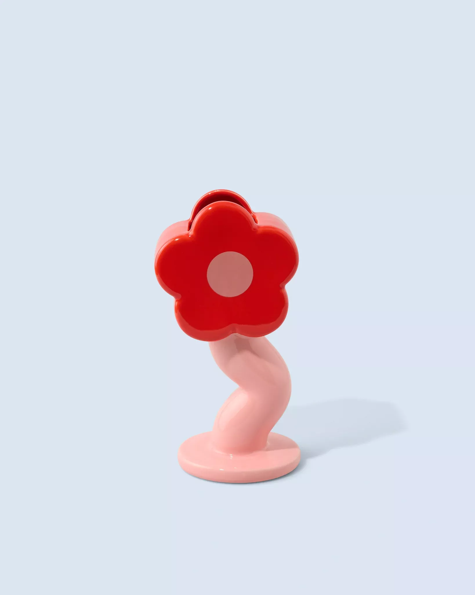 VASE FLEUR CURVE EN CÉRAMIQUE – FLUID MARKET