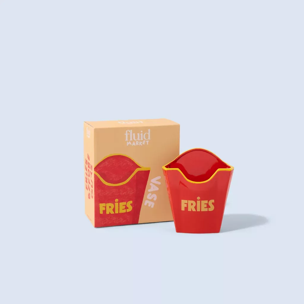 VASE FRITES « FRIES » EN CÉRAMIQUE – FLUID MARKET