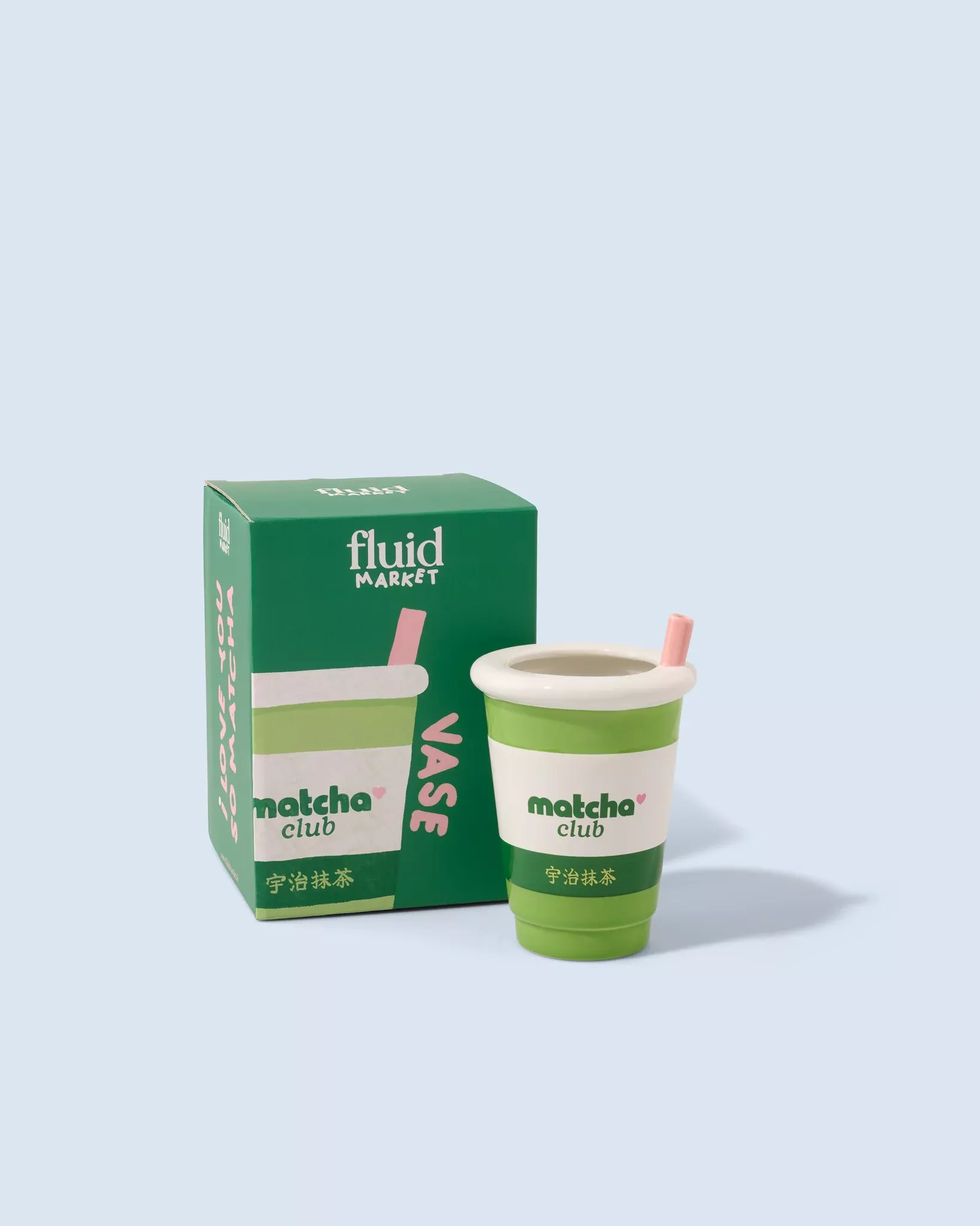 VASE MATCHA EN CÉRAMIQUE – FLUID MARKET