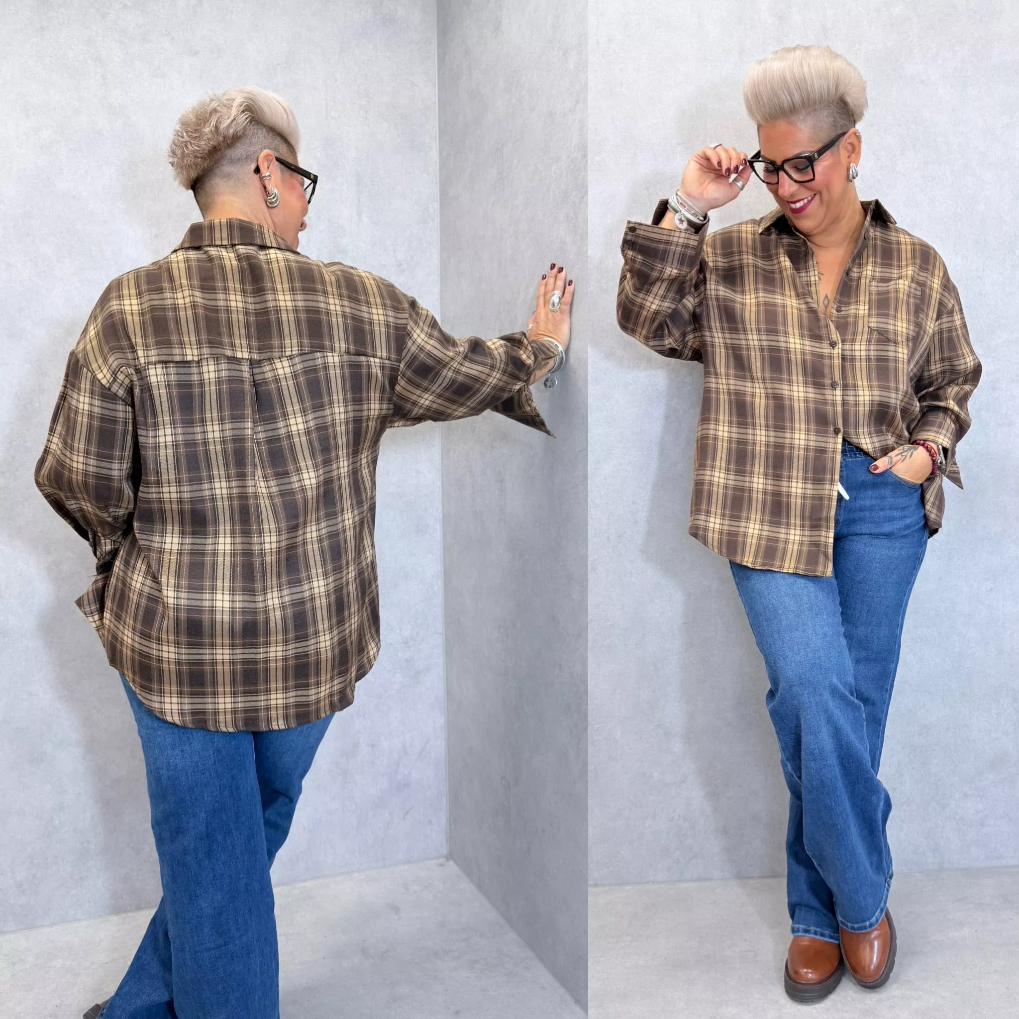 CHEMISE TEXAS - GRANDE TAILLE 44-52