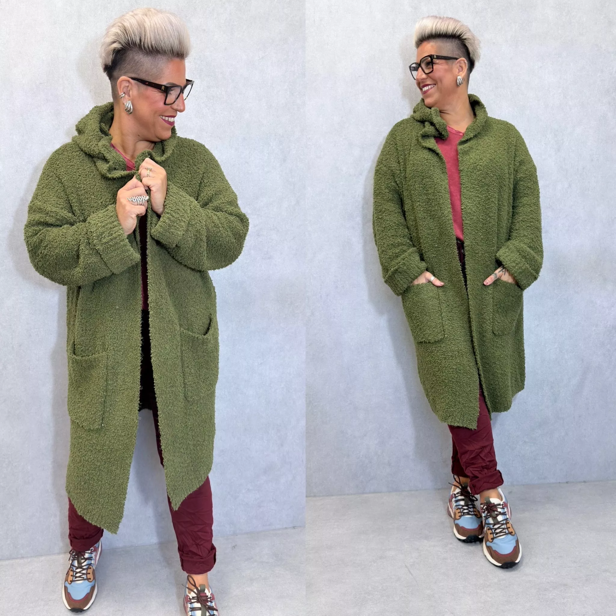GILET LONG AVRY - GRANDE TAILLE 50-54