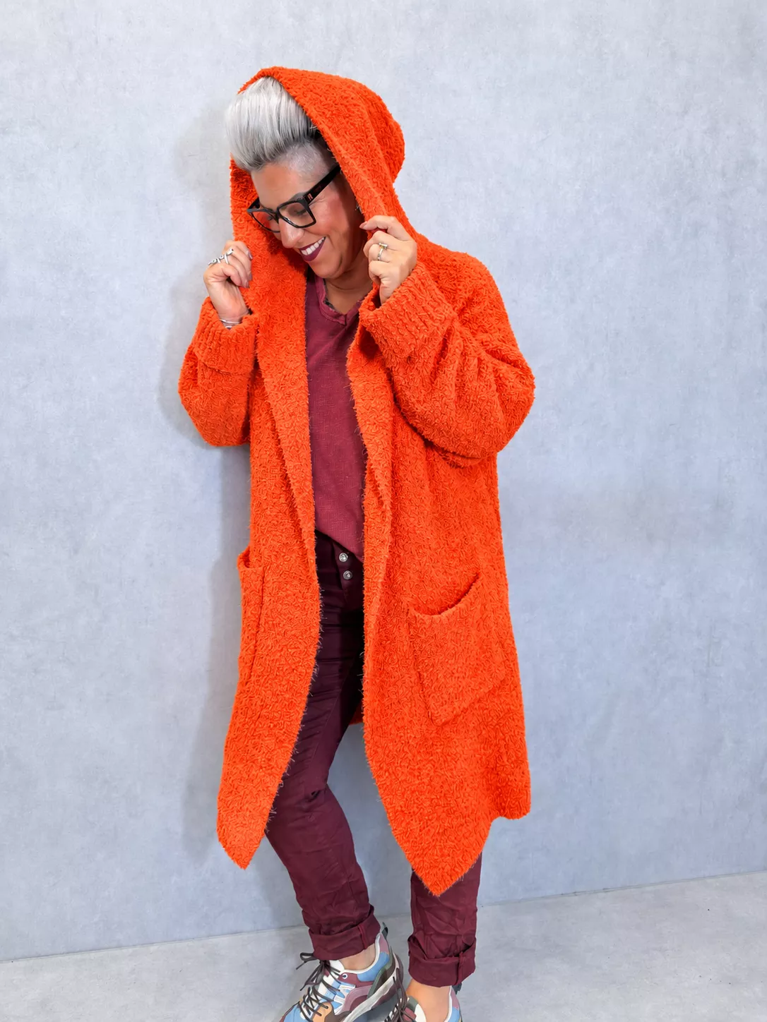 GILET LONG AVRY - GRANDE TAILLE 50-54