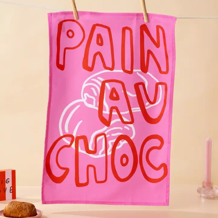 GESCHIRRTUCH AUS BAUMWOLLE – PAIN AU CHOC – MADDISON BALL CREATIVE