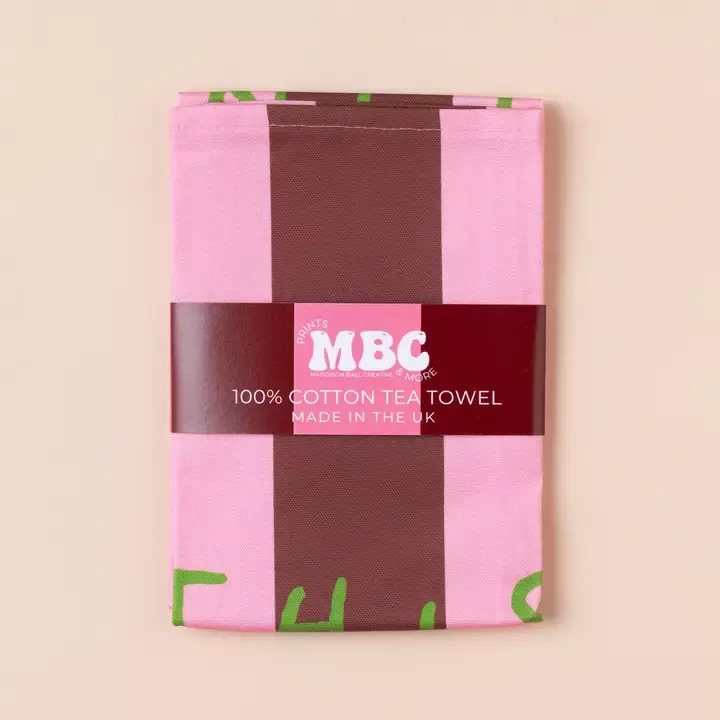 GESCHIRRTUCH AUS BAUMWOLLE – THIS KITCHEN IS FOR DANCING – MADDISON BALL CREATIVE