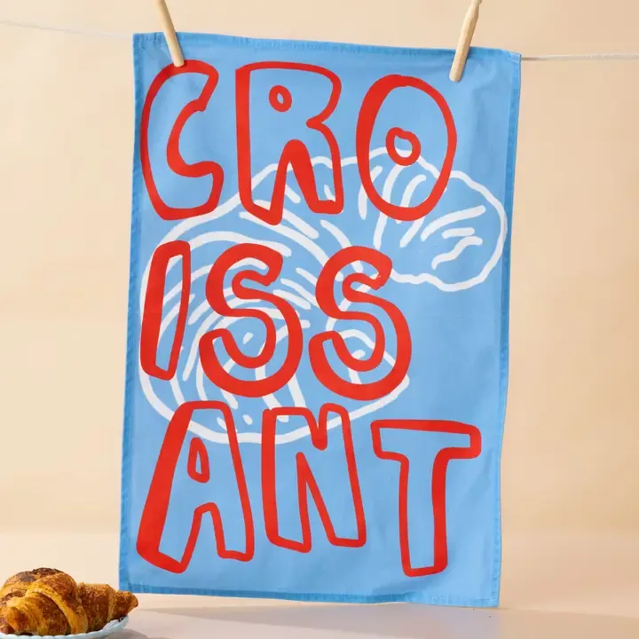 GESCHIRRTUCH AUS BAUMWOLLE – CROISSANT – MADDISON BALL CREATIVE