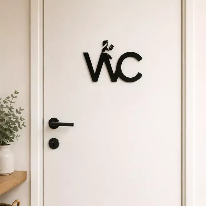 WC – WANDDEKORATION – FILOMEN
