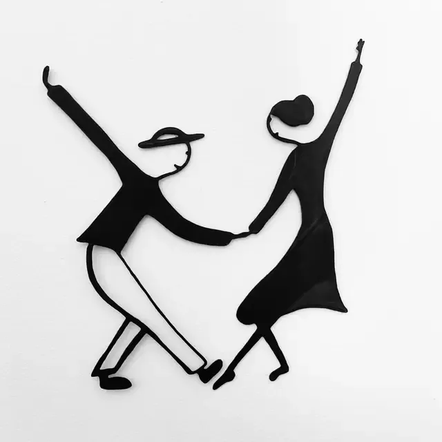 SWING-TANZPAAR – WANDDEKORATION – FILOMEN