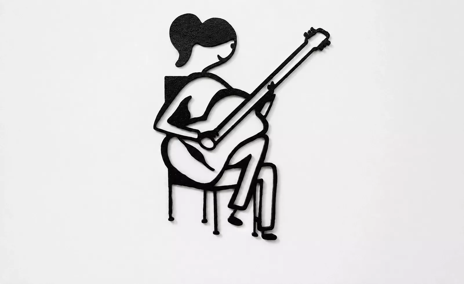GITARRISTIN – WANDDEKORATION – FILOMEN