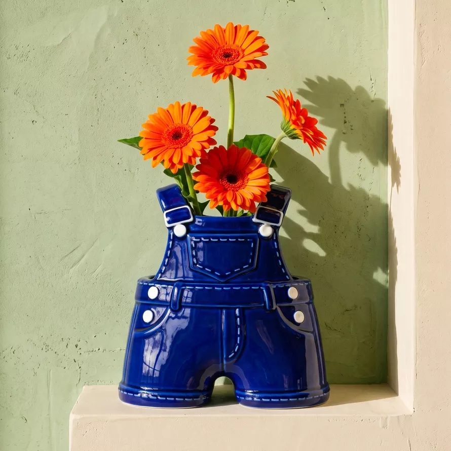 VASE SALOPETTE – BLEU – UPSIDE STORIES