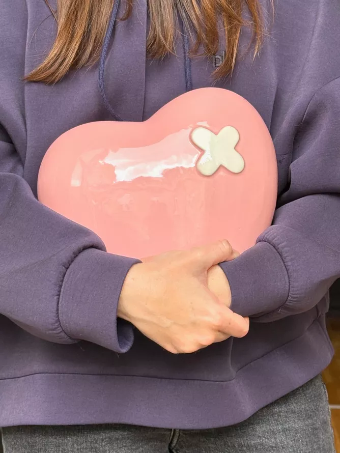 VASE CŒUR – LOVE PATCH – UPSIDE STORIES