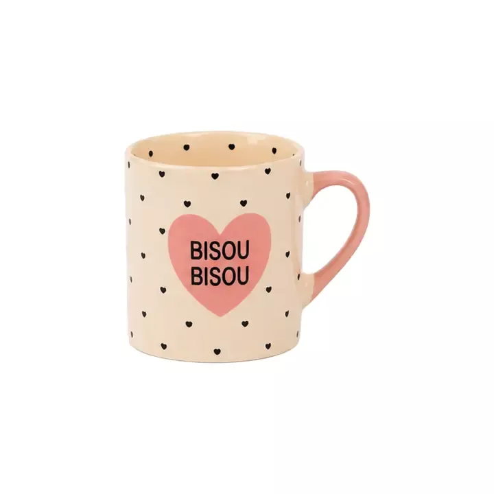 TASSE EXPRESSO – BISOU ROSE – OPJET PARIS – 15 CL