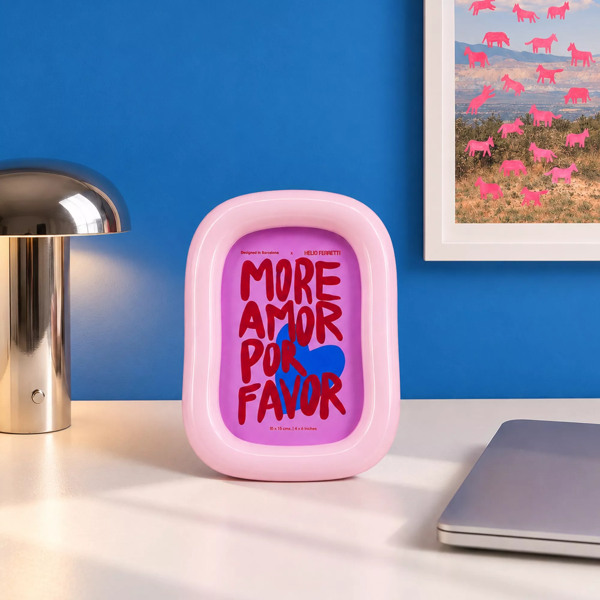 CADRE PHOTO – MORE AMOR ROSE – HELIO FERRETTI