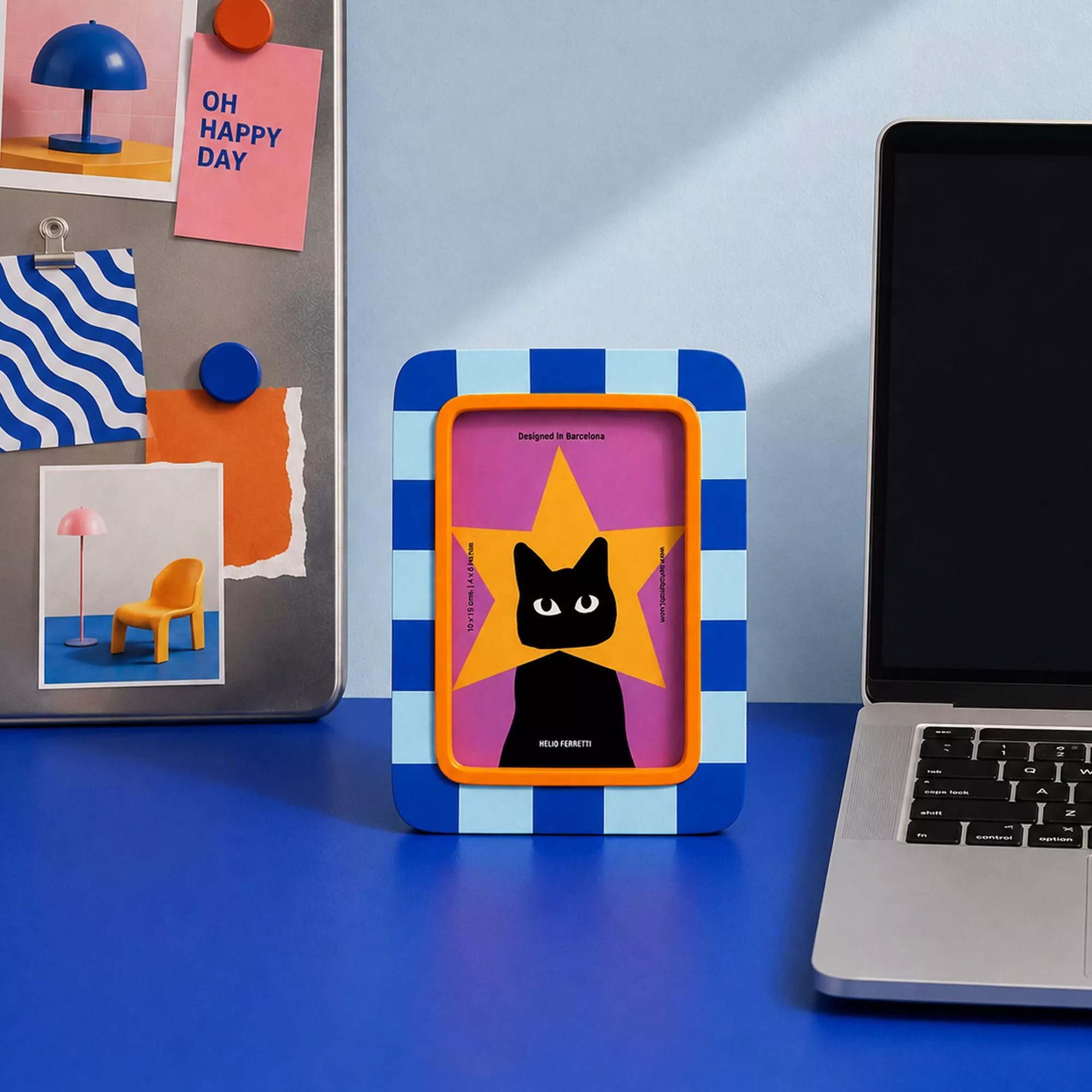 FOTORAHMEN – SUPERSTAR CAT RETRO – HELIO FERRETTI