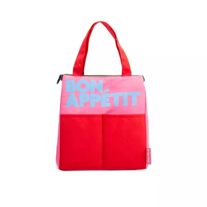 ISOLIERTE LUNCHTASCHE – BON APPÉTIT ROT – HELIO FERRETTI