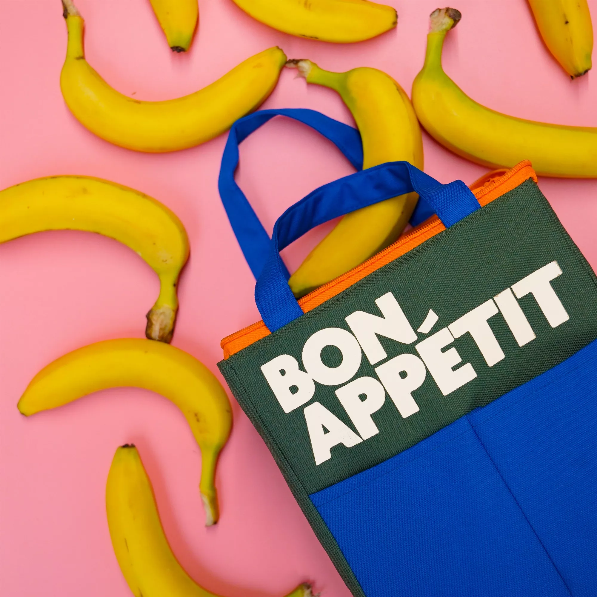 ISOLIERTE LUNCHTASCHE – BON APPÉTIT BLAU – HELIO FERRETTI