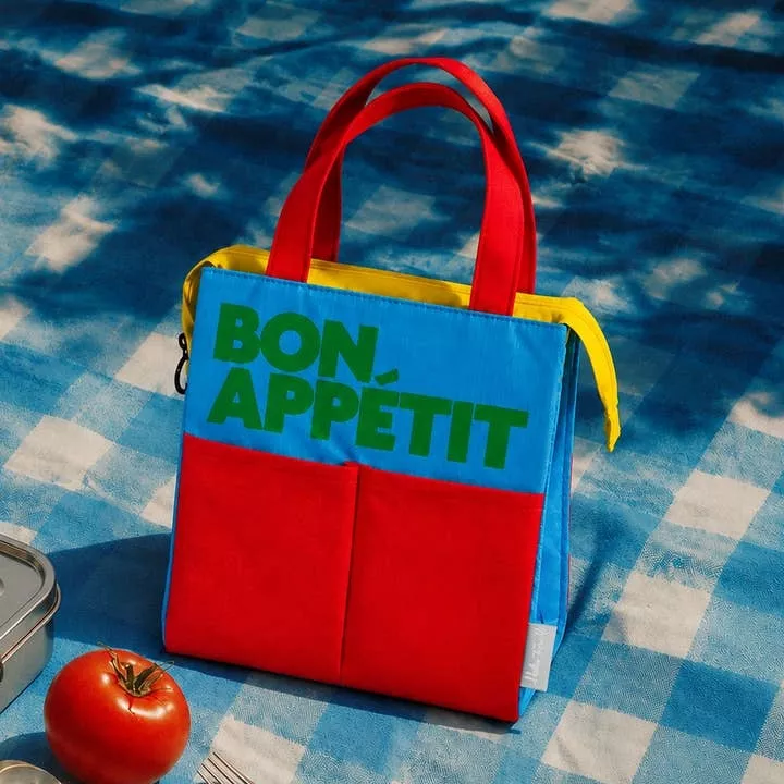 ISOLIERTE LUNCHTASCHE – BON APPÉTIT MEHRFARBIG – HELIO FERRETTI