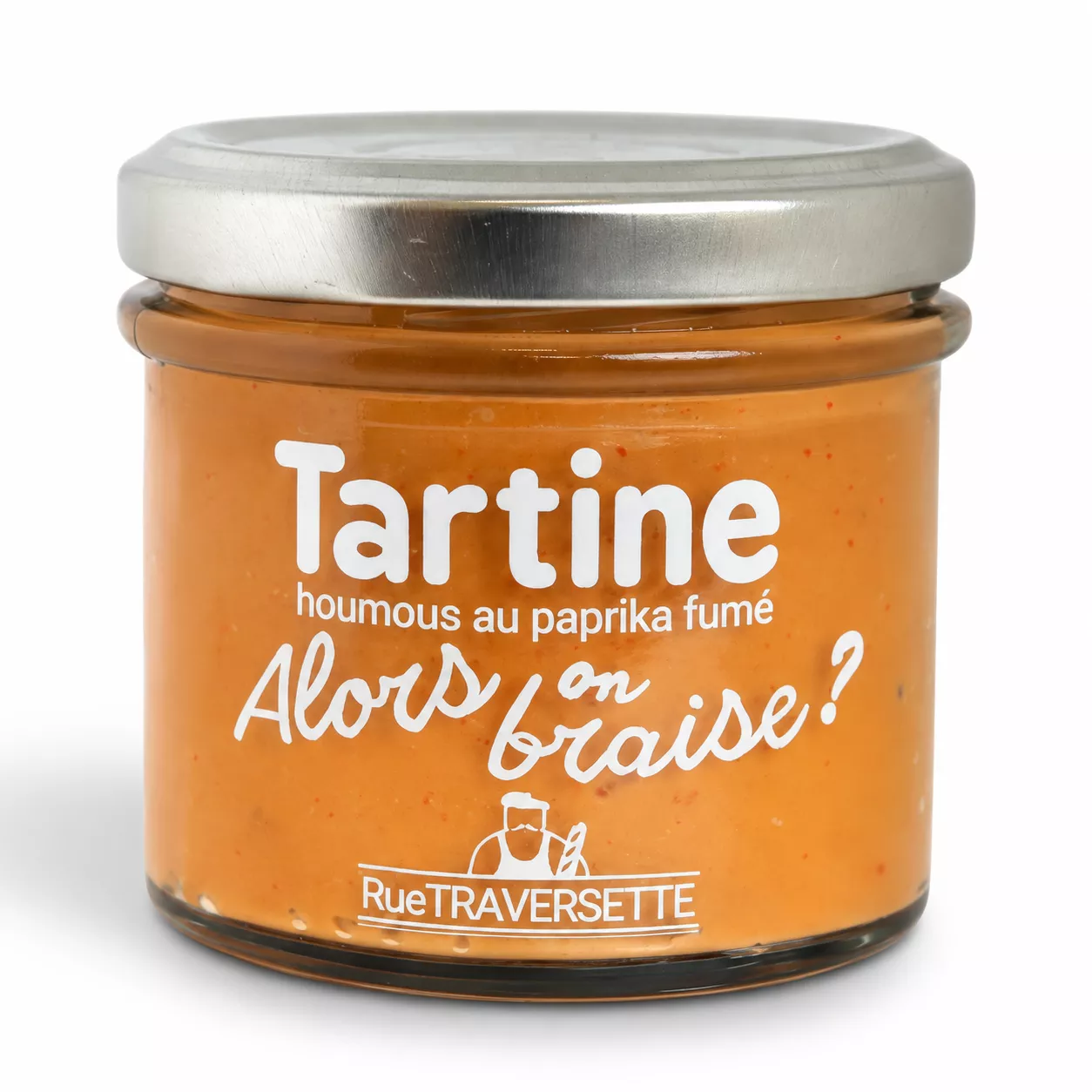 BROTAUFSTRICH – ALORS, ON BRAISE ? – KICHERERBSEN UND GERÄUCHERTE PAPRIKA – 105 G – RUE TRAVERSETTE
