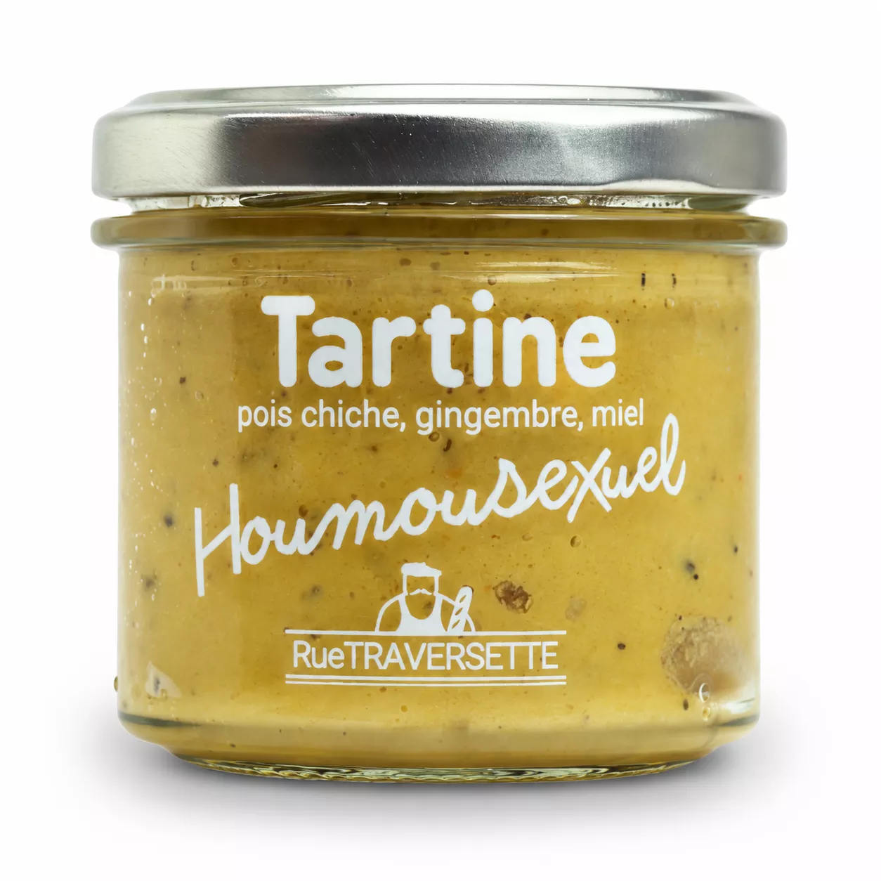 HUMMUS – HOUMOUSEXUEL – INGWER UND HONIG – 105 G – RUE TRAVERSETTE