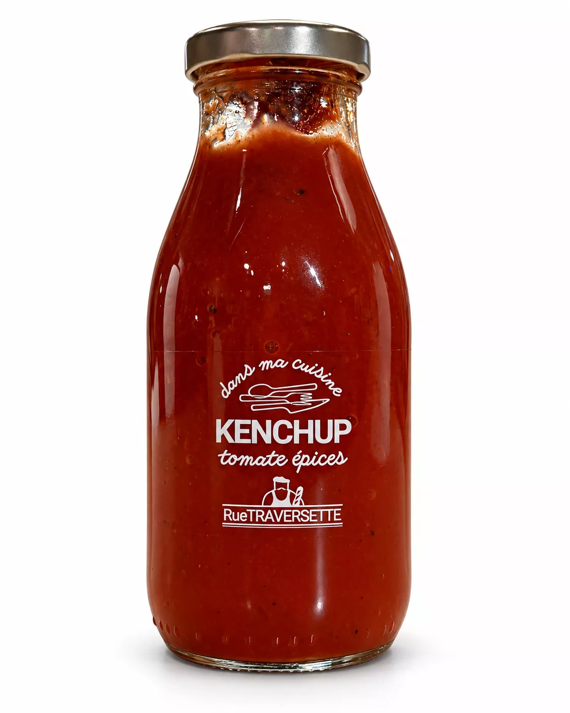 KETCHUP – KENCHUP – TOMATE UND GEWÜRZE – 275 G – RUE TRAVERSETTE