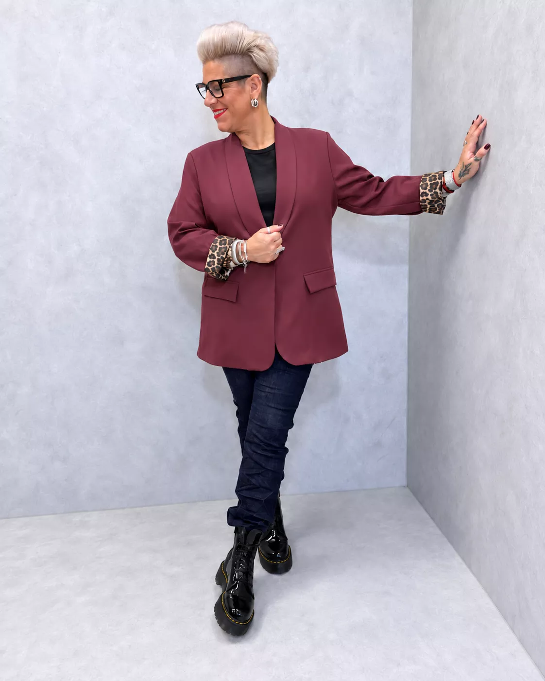 BLAZER LEO - GRANDE TAILLE 46-48