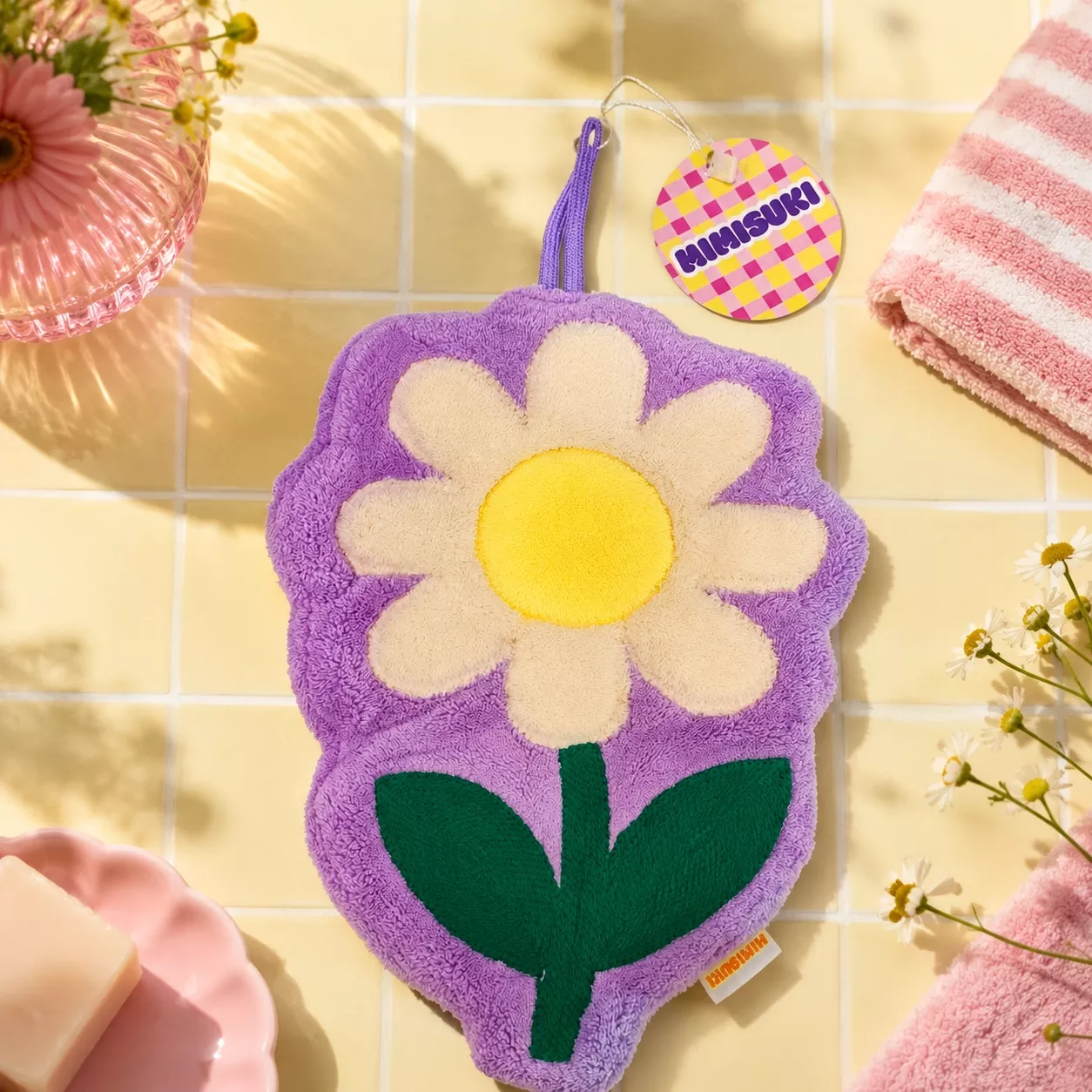 KOREANISCHES HANDTUCH – MARGERITE POP DAISY – HAPPY HANDS – MIMISUKI