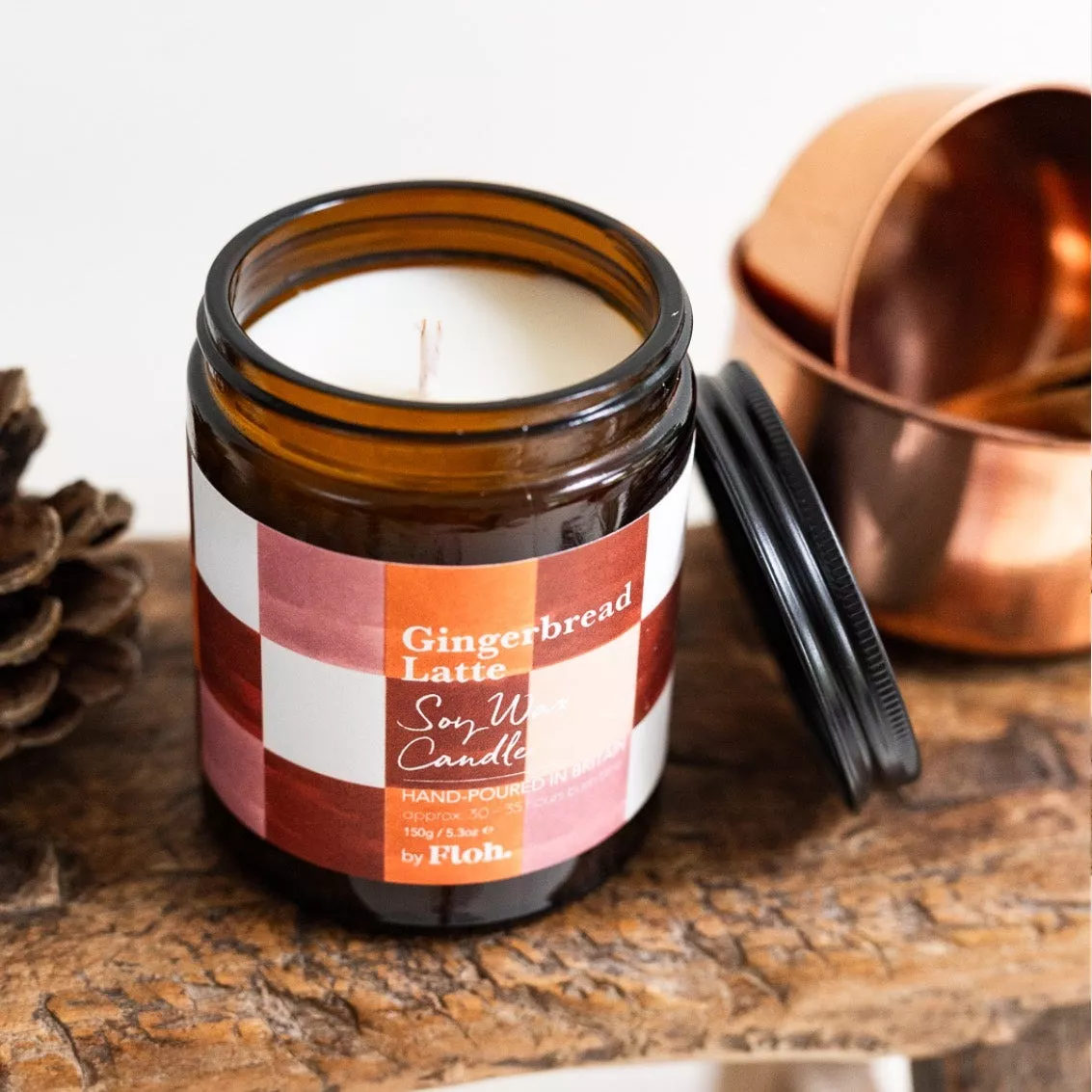 DUFTKERZE – GINGERBREAD LATTE – TOASTED CRUMPET – 150 G
