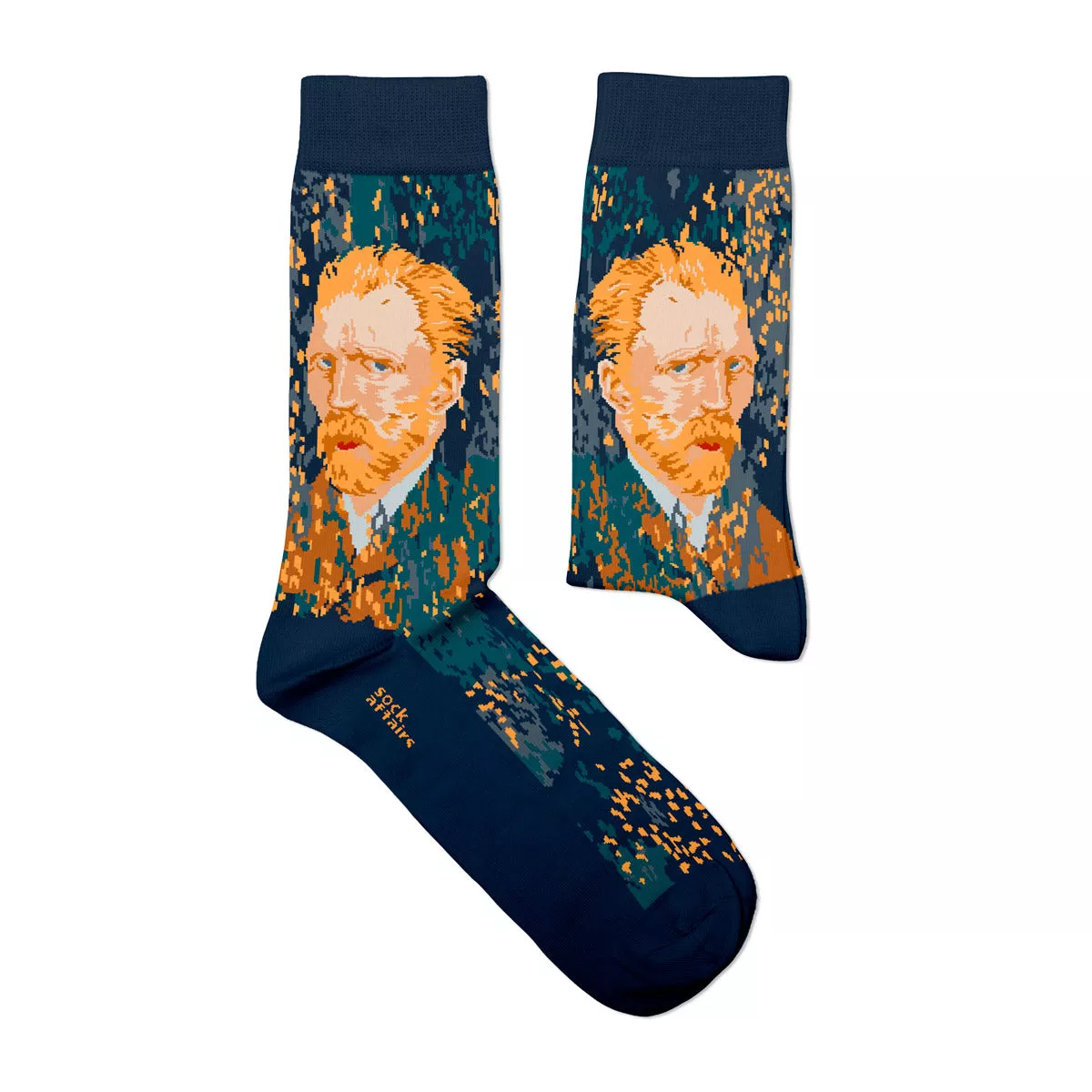 HERRENSOCKEN – VAN GOGH SELBSTPORTRÄT – SOCK AFFAIRS
