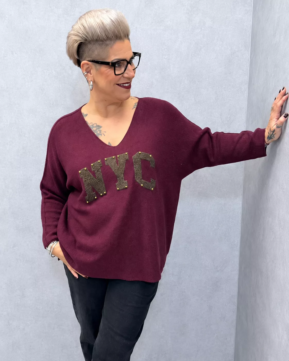 PULLOVER NYC - GROSSE GRÖSSEN 46-50