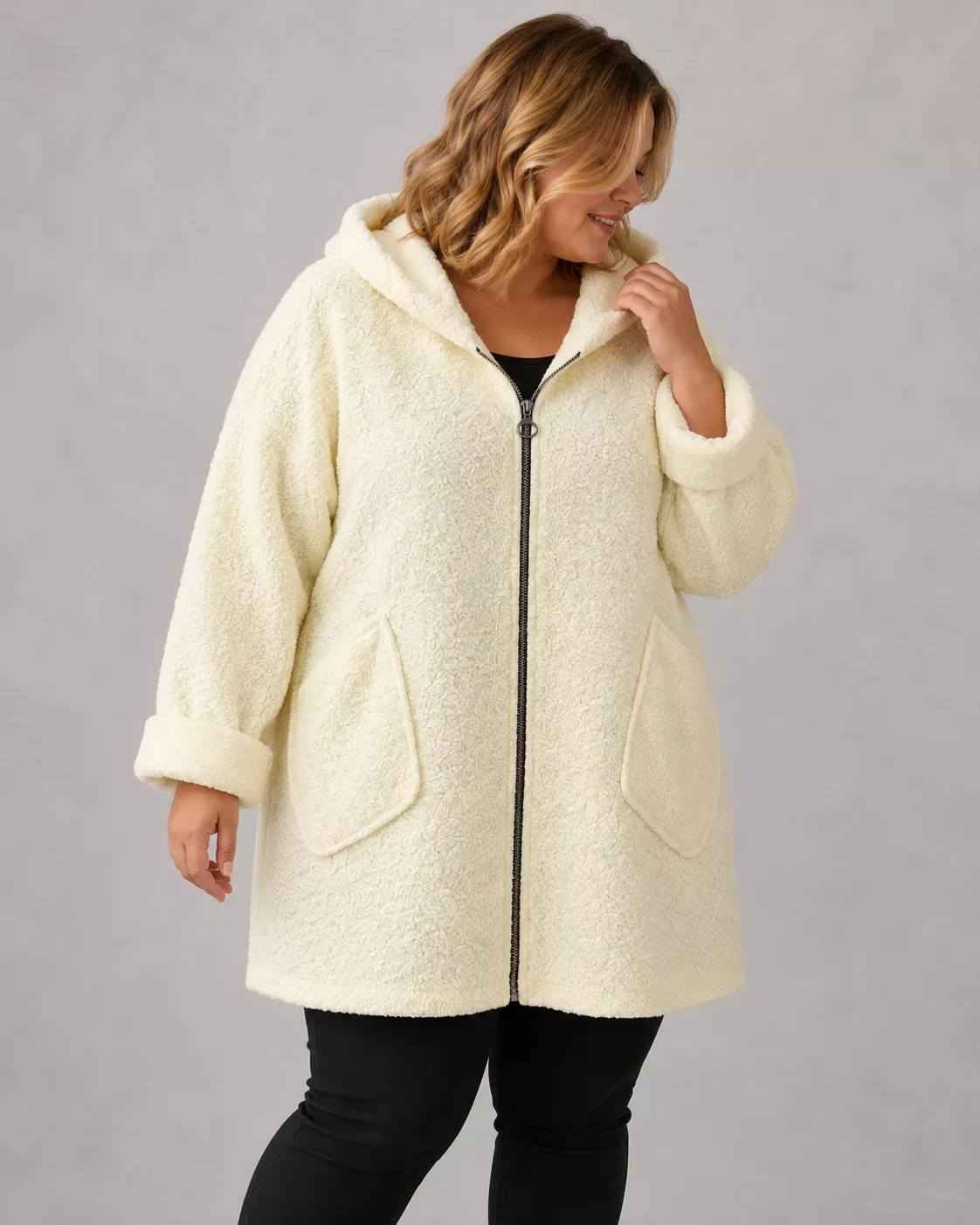 BOUCLÉ-JACKE - GROSSE GRÖSSEN 48-52