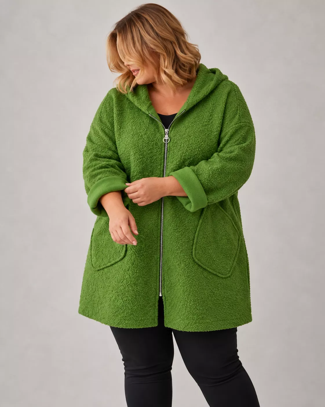 BOUCLÉ-JACKE - GROSSE GRÖSSEN 48-52