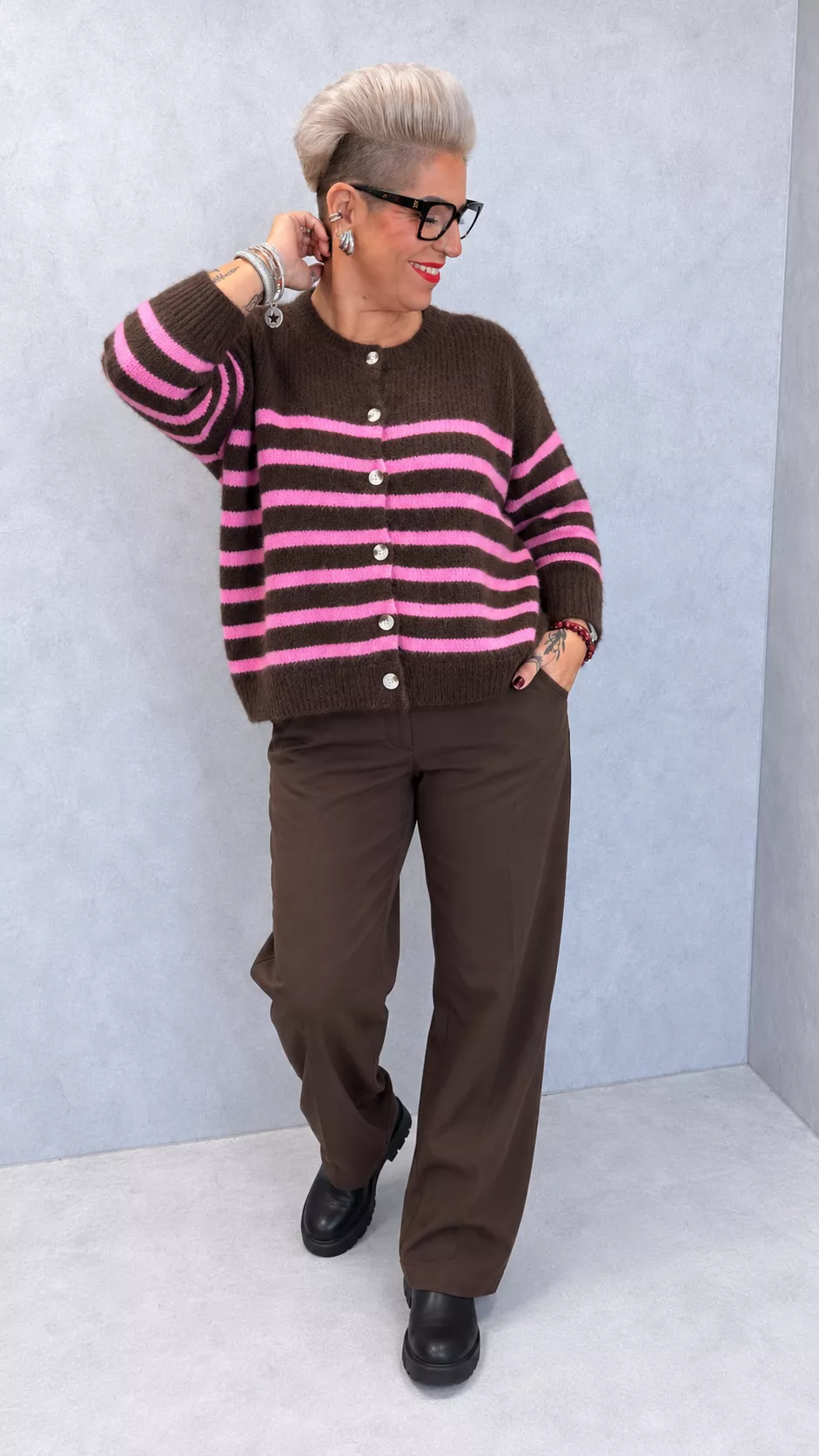 STRICKJACKE RITA - ONLY CARMAKOMA - GROSSE GRÖSSEN 42-54
